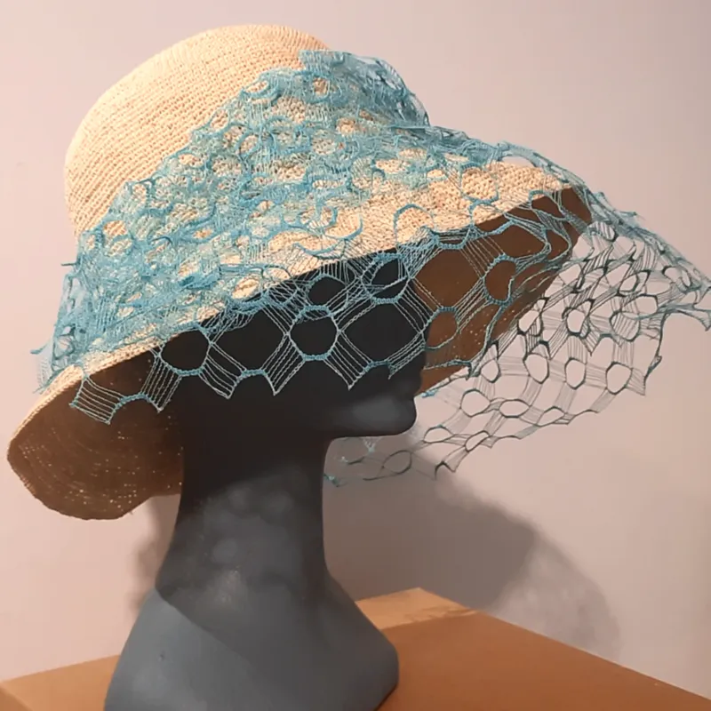 Cappello Da Sole Donna HAPEE, Tesa Larga 4-4.5", Protezione UV 50+, Con Fiocco Decorativo - Per Spiaggia, Giardinaggio E Viaggi - 3